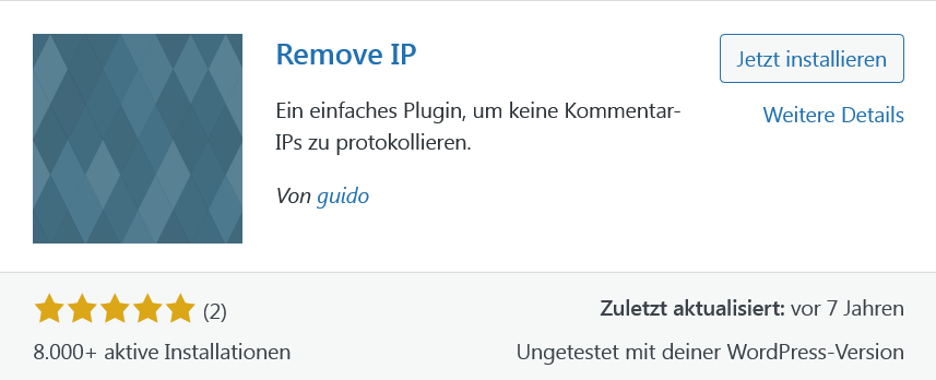 IP-Adressen aus WordPress-Kommentaren entfernen: So funktioniert es
