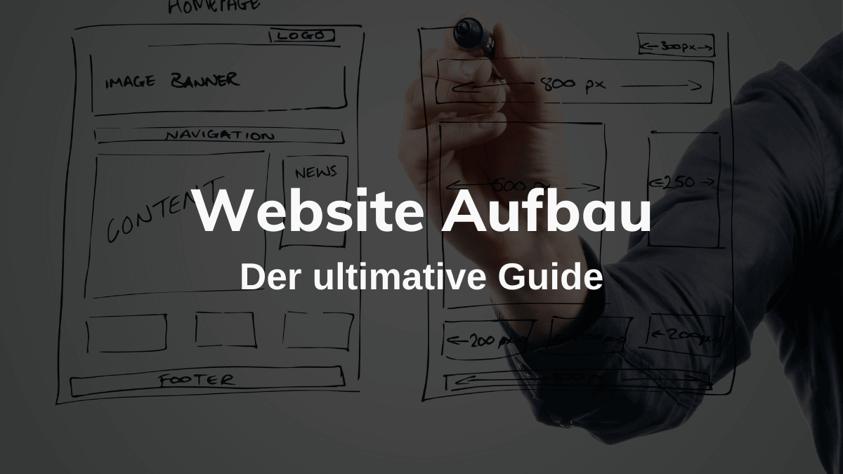 Dieses Bild zeigt den Website Aufbau